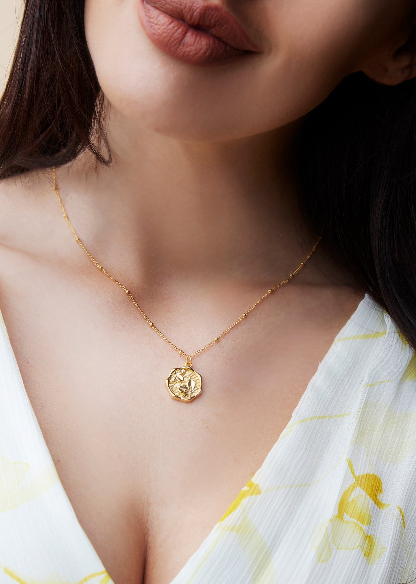 Cherry Blossoms Flower Necklace