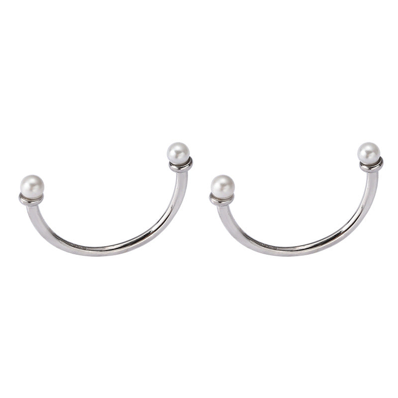 Smile Pearl Stacking Ring