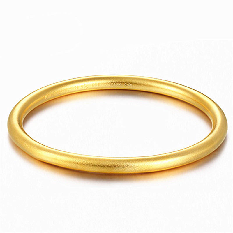 Gold Plated Matte Bangle