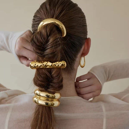 Glossy Heart Shaped Hair Ties