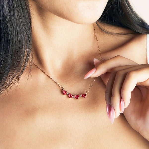 Clover and Heart Necklace