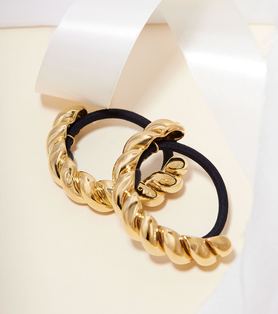 Chunky Semi-circular Twist Hair Ties