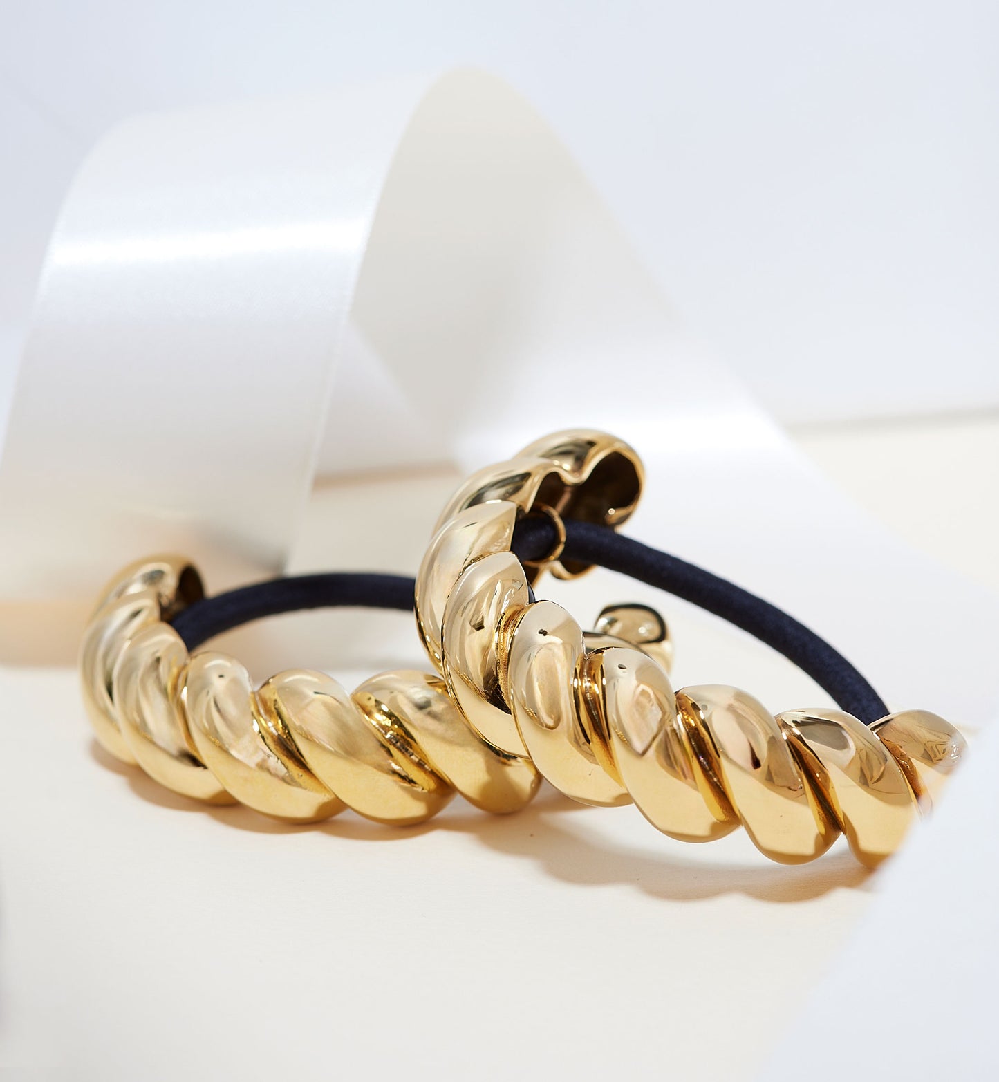 Chunky Semi-circular Twist Hair Ties