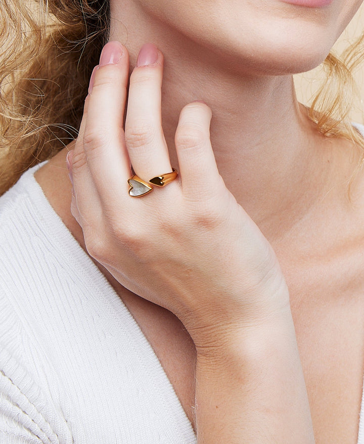 Daria Heart Earring by Pristti — sophisticated date night earrings