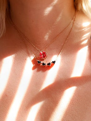 Clover and Heart Necklace